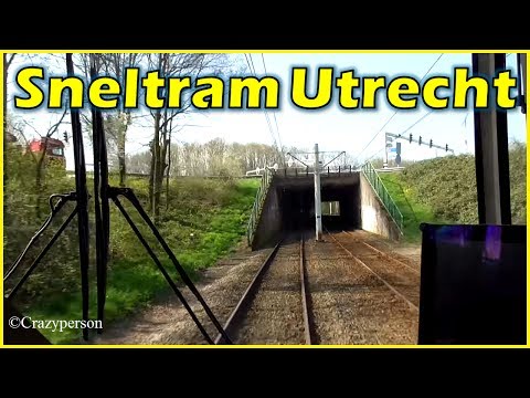 Cabinerit Hooghe Waerd - Doorslag (Cabin Ride) Sneltram/LightRail Utrecht! #CabView