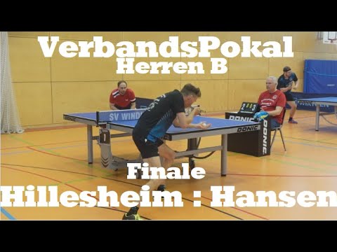 Herren B Finale  RTTVR Verbandspokal | J.Hillesheim1924TTR)  : I.Hansen (2084TTR)