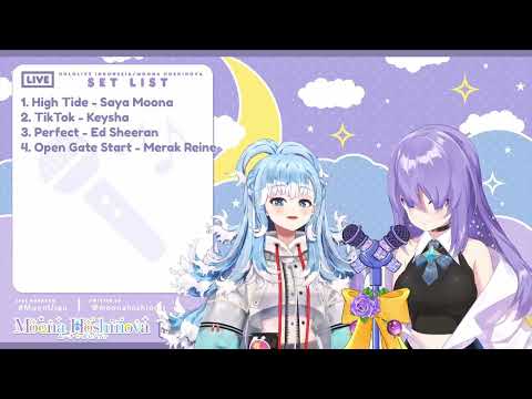 Gate Open: START! - Reine (Scuff) / Moona & Kobo Karaoke / [ HoloID | Moona Hoshinova & Kobo  ]