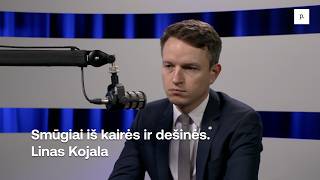 Smūgiai iš kairės ir dešinės. Linas Kojala