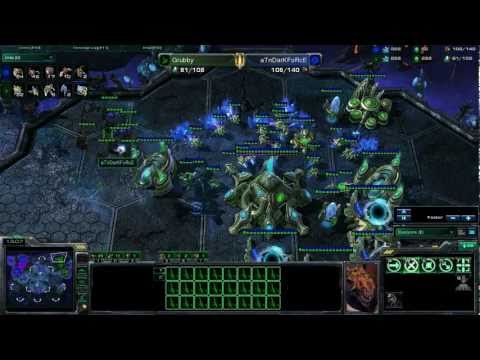 SC2 - Grubby vs aTnDarKFoRcE on Shakuras Plateau - Part 1