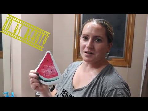 GLOW RECIPE 🍉 Watermelon Glow Jelly Sheet Mask Review and Demo