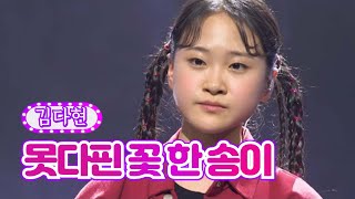 김다현 - 못다핀 꽃 한 송이