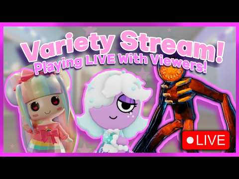 VARIETY STREAM! | Playing Dandy's World, Doors, and Dolly's Factory LIVE With Viewers!