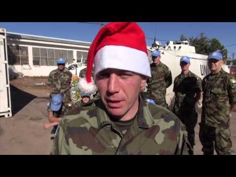 27 Inf Bn Troops Overseas & Cookhouse Greeting from UNDOF Syria