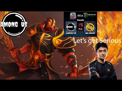 Among Us (Ember Spirit) vs MG.Trust Gaming | Game 3 Playoff Upper Bracket | BTS  Pro Series S3 | SEA