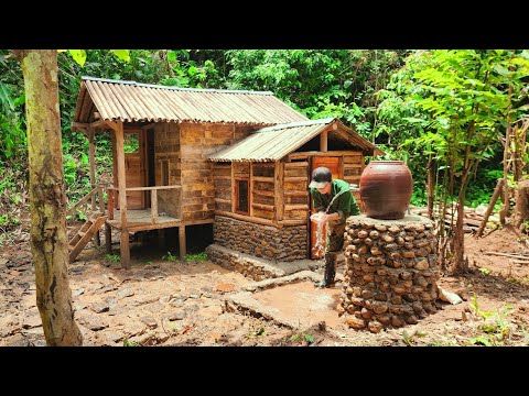 Going to the market to sell fish, building a house and gardening