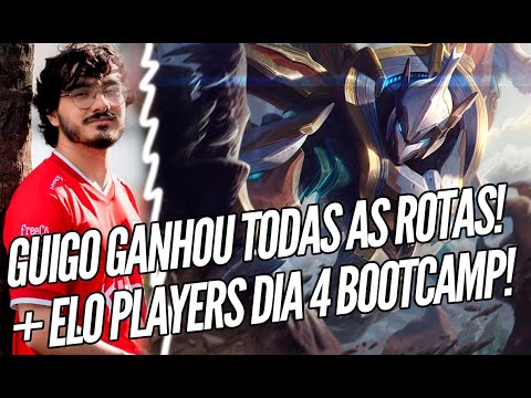 GUIGO ACABOU COM TODAS AS ROTAS DO JOGO + ELO DOS JOGADORES! BOOTCAMP WORLDS 2021
