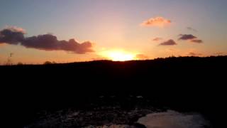 preview picture of video 'Setting Sun Glen Quaich Perthshire Highlands Scotland'