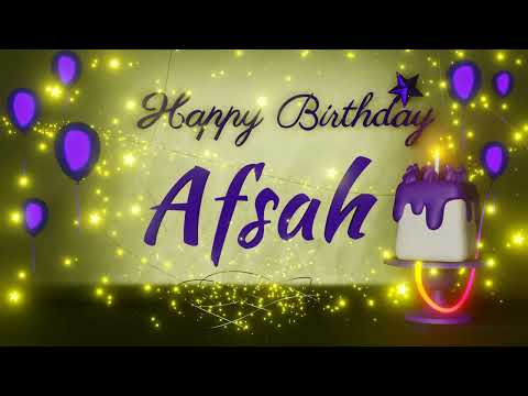 Afsah | Happy Birthday Song | Happy Birthday To You