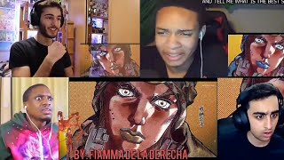 Jojo&#39;s bizarre adventure Steel Ball Run opening by Disco ballad Reactions