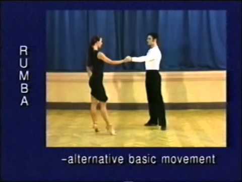 Rumba dance steps 02. Alternative basic movement