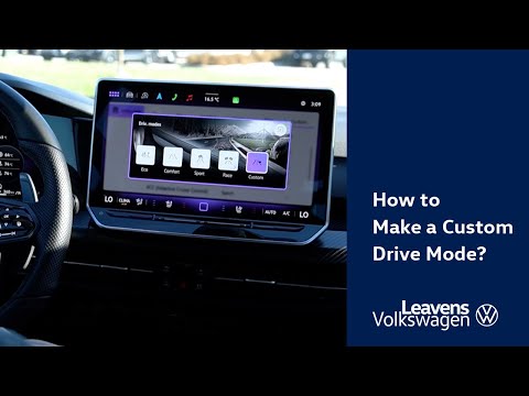 How to Make a Custom Drive Mode on your Volkswagen?