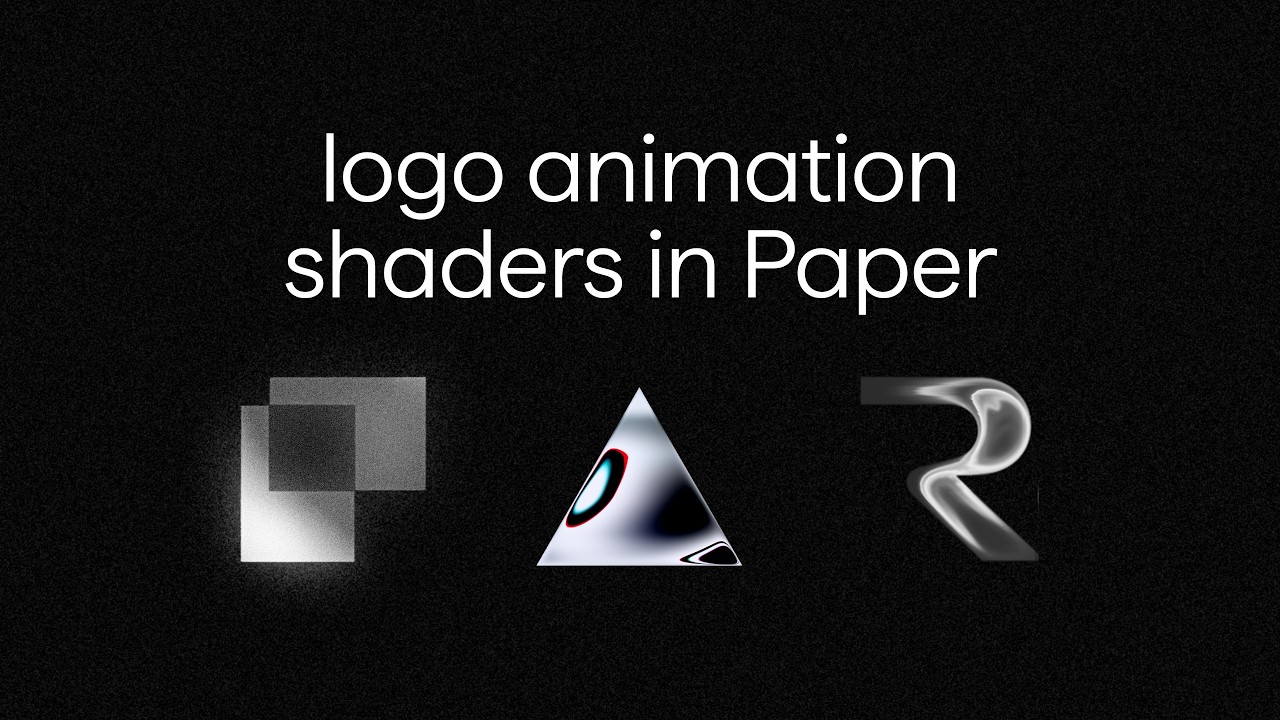 How to use logo animation shaders in Paper video thumbnail