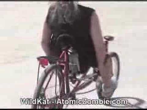 Atomic Zombie Extreme Machines WildKat recumbent bicycle