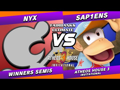 Atheo's House 3 Invitational: Nyx (GnW/Pikachu/Pichu) vs Sap1ens (Diddy Kong) - SSBU Winners Semis
