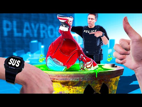 Dissolving REALISTIC Among Us in Acid... (Boneworks Mods)