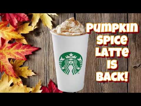 Pumpkin Spice Latte Is Back