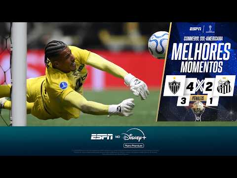 Gols e melhores lances de Atlético Mineiro x Santos