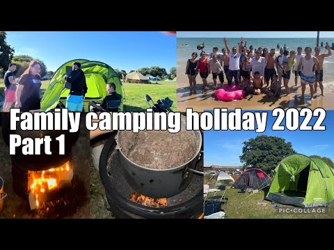 Khaling family camping holiday part-1 #family #holiday #camping #beach #familyfun