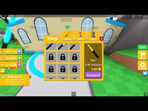 ROBLOX: Saber Simulator - How to get lots of crowns (VIP Server required)
