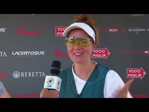 Interview L. SCANLAN (AUS) Gold Medal - Trap Women - 2023 Lonato (ITA) - ISSF World Cup Shotgun