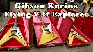 Video thumbnail for NEW Korina Gibson & Epiphone Flying V's and Explorers at Norman's Rare Guitars by Normans Rare Guitars