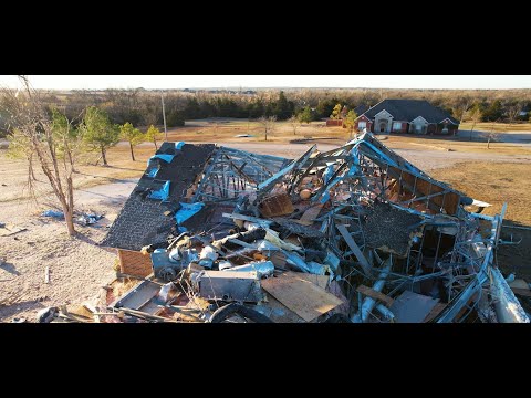 Heartbreaking Destruction following Strong Tornado in Norman OK