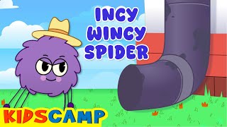[4K] Incy Wincy Spider | Nursery Rhymes For Kids By KidsCamp