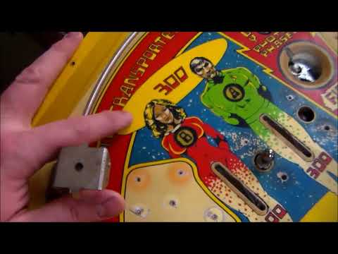 Repainting the playfield art on our 1979 Bally Star Trek Pinball Machine!