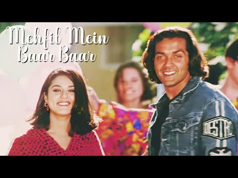 Mehfil Mein Baar Baar | Kumar Sanu | Alka Yagnik | Soldier | 1998