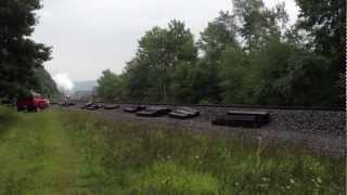 preview picture of video 'Nickel Plate 765:  Steam Train on NS/PRR mainline'