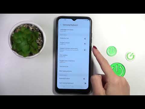 SAMSUNG Galaxy A03 & Keyboard Settings - Turn On/Off Emoji Suggestion