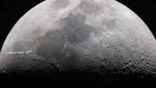 I accidentally captured a satellite passing in front of the Moon from my telescope!