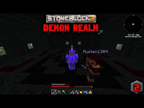 Minecraft has a DEMON REALM!?!? | Minecraft StoneBlock3