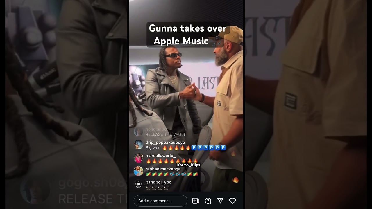 Gunna previews new album on Apple Music 🎵 #gunna #applemusic  #turbo #hiphop #ebro #rap #fyp #viral