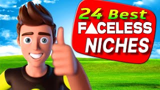 24 BEST niches to make money on YouTube without showing your face!! 🤑