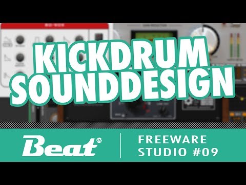 Tutorial Kickdrum Sounddesign [mit u.a. TR-909 Bassdrum Emulation Kostenlos]]| Freeware Studio #09