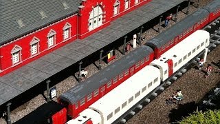 preview picture of video 'Legoland Billund - Eisenbahn im Miniland'