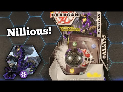 Bakugan Mythic Darkus Nillious Opening!! (Evolutions)
