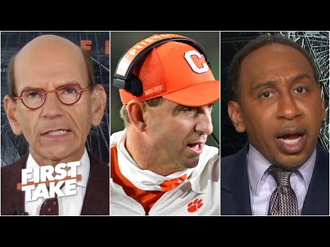 Dabo Swinney批評克萊門森對佛羅裡達州立大學比賽延期 | First Take 影片回顧！ (Reacting to Dabo Swinney's criticism of the Clemson-Florida State game being postponed | First Take)