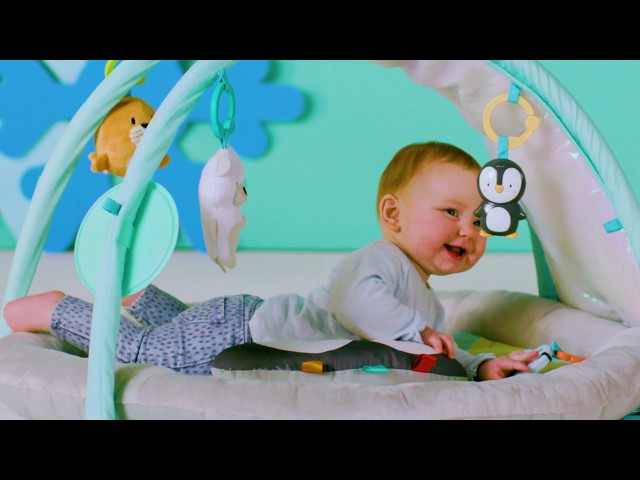 bright starts arctic glow baby gym