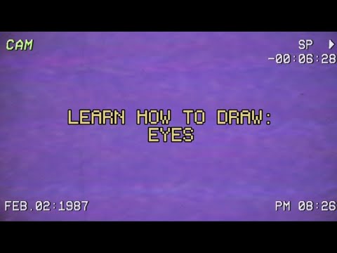 HOW TO DRAW: EYES [ANALOG HORROR]