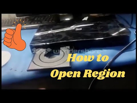 Open region of Samsung Blue ray Player..