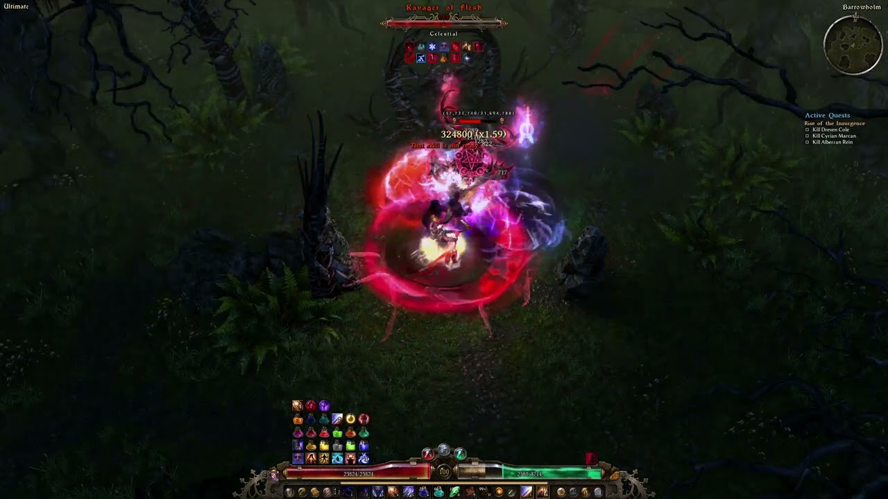 Bleeding Trickster vs. Ravager 2:14 facetank kill