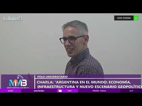 Charla: "Argentina en el mundo: economía infraestructura y nuevo escenario geopolítico"