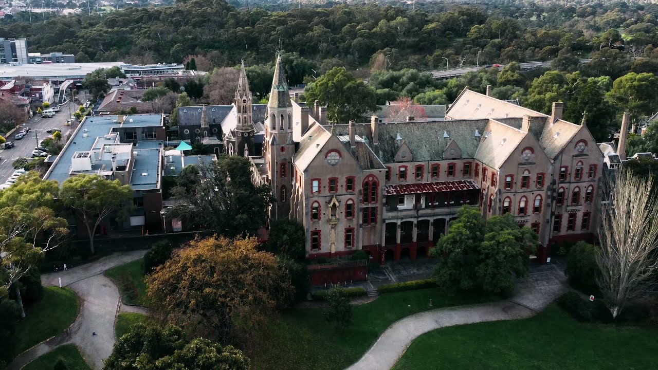 Discover the bird's eye vistas of Abbotsford Convent.