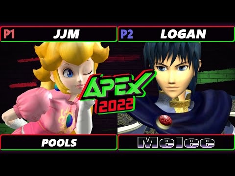 Apex 2022 - JJM (Peach) Vs. Logan (Marth) SSBM Melee Tournament