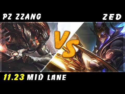 Pz Zzang - Yasuo vs Zed MID Patch 11.23 - Yasuo Gameplay