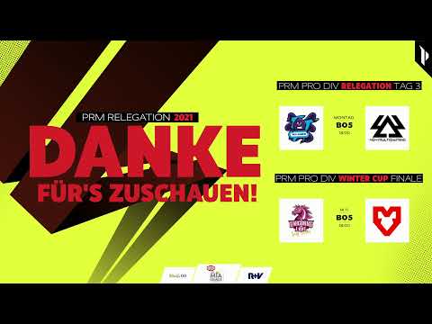 Prime League 2021 - Pro Division - Relegation - Runde 1.2